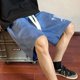 thumbnail image 4 of Pantalones cortos con estampado de espuma y letras americanas para hombre, pantalones cortos de verano a la moda de hip hop Y2K, pantalones cortos de baloncesto para gimnasio y ropa de calle para homb, 4 of 5