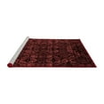 thumbnail image 2 of Ahgly Company Machine Washable Indoor Rectangle Abstract Red Modern Area Rugs, 5' x 7', 2 of 4