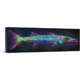 thumbnail image 1 of ARTCANVAS Barracuda Fish Fishing Canvas Art Print - Size: 36" x 12" (0.75" Deep), 1 of 9