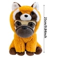 thumbnail image 2 of 25cm Cute Pug in Reindeer Plush Toy Soft Stuffed Animal Pillow for Kids Gift, 2 of 3