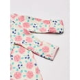 thumbnail image 3 of Touched by Nature Baby Girl Organic Cotton Long-Sleeve Gowns 3pk, Pink Rose, 0-6 Months, 3 of 4