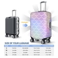 thumbnail image 6 of Bixox Washable Fish Scale1 Printed Luggage Cover, Fashion Suitcase Protector Fits for Medium luggage, 6 of 8