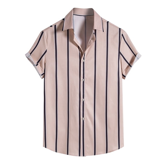 fvwitlyh Custom Shirts for Men Men's Western Plaid Pearl Snap Buttons Two Pockets Casual Short Sleeve Shirts