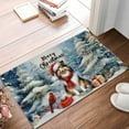 thumbnail image 2 of Merry Christmas Shetland Sheepdog Enjoys Woofmas Winter Xmas Holiday Doormat Sheltie Dog Lover Gifts Indoor Outdoor Welcome Mat - 02022, 2 of 5