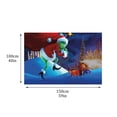 thumbnail image 3 of Grinch Christmas Decorations Birthday Decor Background Cloth Photography Shooting Backd-rop Banner Props, 3 of 6
