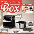 thumbnail image 7 of Gourmia 7 Qt Air Fryer with Digital Display, 12 Cooking Presets, Large Capacity, Black, 7 of 7