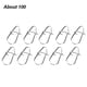 thumbnail image 5 of Gancho de pesca de acero inoxidable anillos hebilla de seguridad herramienta de pesca gancho de pesca sólido tipo calabaza para peces grandes suministros de pesca ANGGREK Otros, 5 of 8