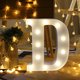 thumbnail image 3 of Xihbxyly Luces de Letras, Letrero Led Decorativo con Alfabeto, Caracteres Iluminados En Blanco Cálido, Versátil para Pared o de Pie, Decoración para Mesa de Fiesta, Decoración Navideña para El Hogar, 3 of 4