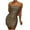 Gold, variant on Fesfesfes Dresses for Women Sequins Flash Mini Dress Solid Color Club Night Gowns Backless Chain Buttocks Sleeveless Short Sling Dress
