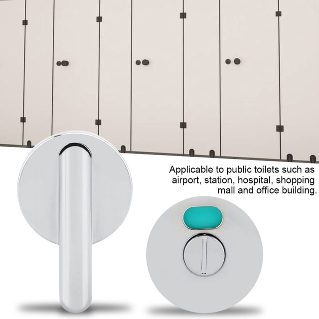 Door Door Lock Vacant Engaged Privacy Indicator For Toilet Restroom Bathroom Use