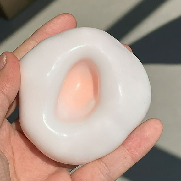 Thin Ice Daifuku Pinch Toy, Stretch Slow Rising Decompression Squishy, Mochi Rice Cake Stress Relief Fidget, Soft Sensory Play for Adults Kids, Office Desk Anxiety Relaxation