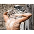 thumbnail image 6 of BIRGHT SHOWERS Rain Shower Head 8 Inch Four Spray Settings Fixed Shower Head with Adjustable Brass Ball Joints, Oil-Rubbed Bronze, 6 of 8