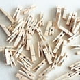 thumbnail image 2 of CCOCC 30 Pcs Clothes Pins,3.5x0.7cm Eco-Friendly Wood Hair Accessories,Premium Feel Long-Lasting Small Hair Clips,Style4, 2 of 4