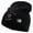 Navy, variant on US Army Veteran Military Embroidered 8 Inch Knitted Short Beanie - Navy OSFM