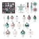 thumbnail image 2 of Juego de adornos colgantes para árbol de Navidad, 58 Uds., bolas de Navidad irrompibles coloridas, colgante de estrellas, 2 of 5