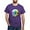 Purple, variant on CafePress - Astronaut Space Cat (Digital Rainbow Dark T Shirt - Men's Classic Graphic Cotton T-Shirt