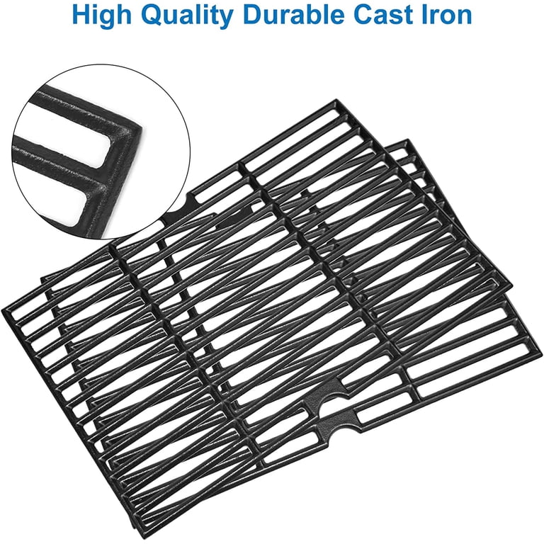 Grisun Cast Iron Cooking Grates for Dyna glo DGH474CRP DGH483CRP DGF493BNP  DGF493PNP-D DGB495SDP DGB495SDP-D DGB493SPB DGB463CNP DGB494SPB 70-01-911  70-02-656 Cooking Grid Replacement Part Kit - Walmart.com