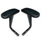 thumbnail image 4 of Par de reposabrazos de repuesto para silla, 2 unidades, elevación suave, accesorios reutilizables. Negro Liso, 4 of 9