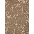 thumbnail image 1 of Unique Loom Botanical Collection Abstract Pictorial Transitional Indoor and Outdoor Flatweave Area Rug, 8 Feet x 11 Feet 4 Inch, Brown/Beige, 1 of 10