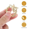 thumbnail image 2 of WHAMVOX 1Pc Durable Alloy Brooch with Smooth Surface Rhinestone Clothing Corsage, 2 of 6