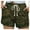 821_Camouflage 1, variant on Jxximdong Shorts for Women Drawstring Color Waist Comfy Solid Elastic Shorts Pants Women Pocket Casual Pants Blue L Pants