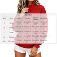 thumbnail image 2 of Horkkom Quarter Zip Pullover Women Casual Loose Soft Tops Oversized Fall Winter Sweatshirt L, Gifts for Women, 2 of 6