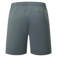 thumbnail image 5 of Mens Basketball Shorts 7 Inch Quick Dry Side Slits Short Pants Lightweight Joggers Zipper Pocket Gym Workout Shorts, 5 of 5