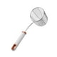 thumbnail image 5 of Colador de malla para utensilios de cocina, colador de alimentos profesional para colgar mango blanco, 5 of 9