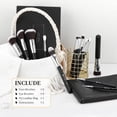 thumbnail image 4 of Juego de brochas de maquillaje DuCare, 15 unidades, con bolsa para mezclar bases, 4 of 9