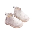thumbnail image 2 of Baby Boys Girls Walking Shoes Fall Winter Thick Warm Lightweight Comfortable Fashion Infant Oxford Dress Shoe Loafers Brogue Flats for First Steps Walkers, 2 of 9