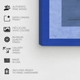 thumbnail image 5 of Wynwood Studio Abstract Modern Canvas Art - Blue Squares In Series, Wall Art for Living Room, Bedroom, and Bathroom, 30 in x 30, Blue Home Decor, 5 of 5