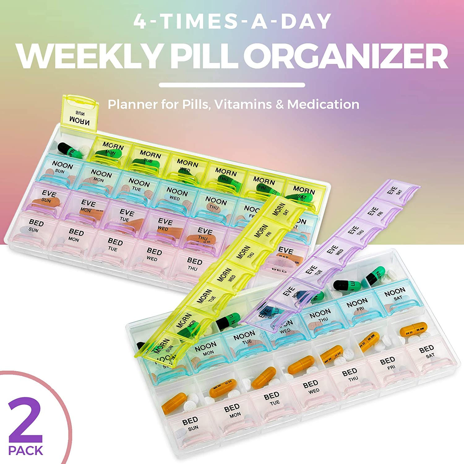 MEDca Monthly Pill Organizer 2-Pack photo 8