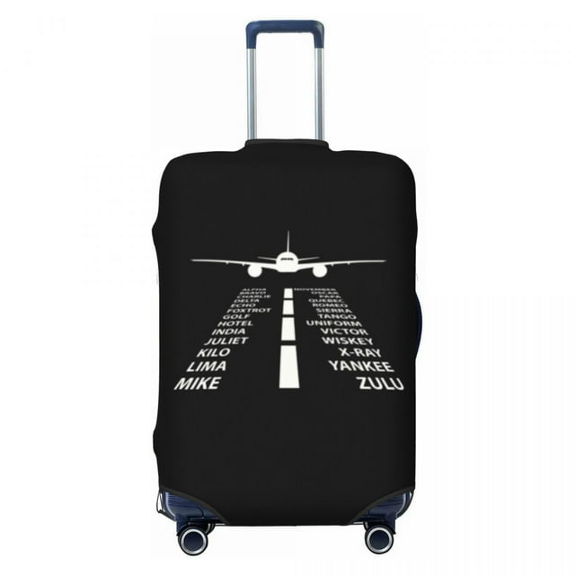 Custom Air Traffic Controllers Luggage Cover Fashion Fighter Pilot Aircraft Suitcase Protector Covers Suit For 18-32 inch