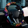 thumbnail image 6 of Dinosaur 14.5 Inch Printing PVC Leather Auto Accessories Steering Wheel Covers Car Wheel Covers Steering Wheel Cover, 6 of 6