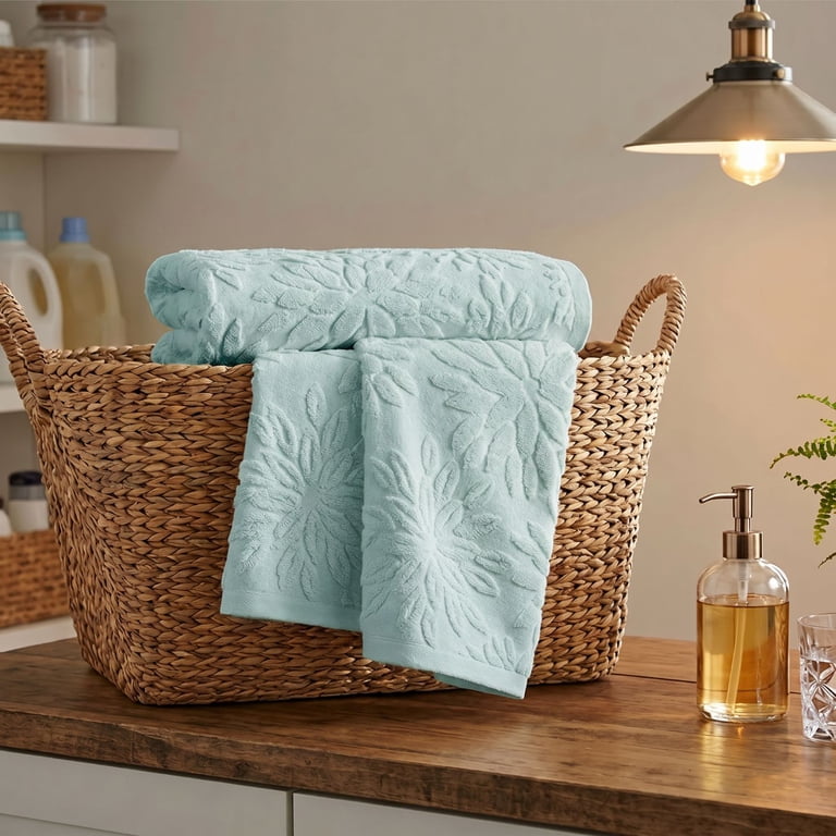 Sm:)e Dahlia Jacquard Bath Hand Towel 2-Pack photo 3