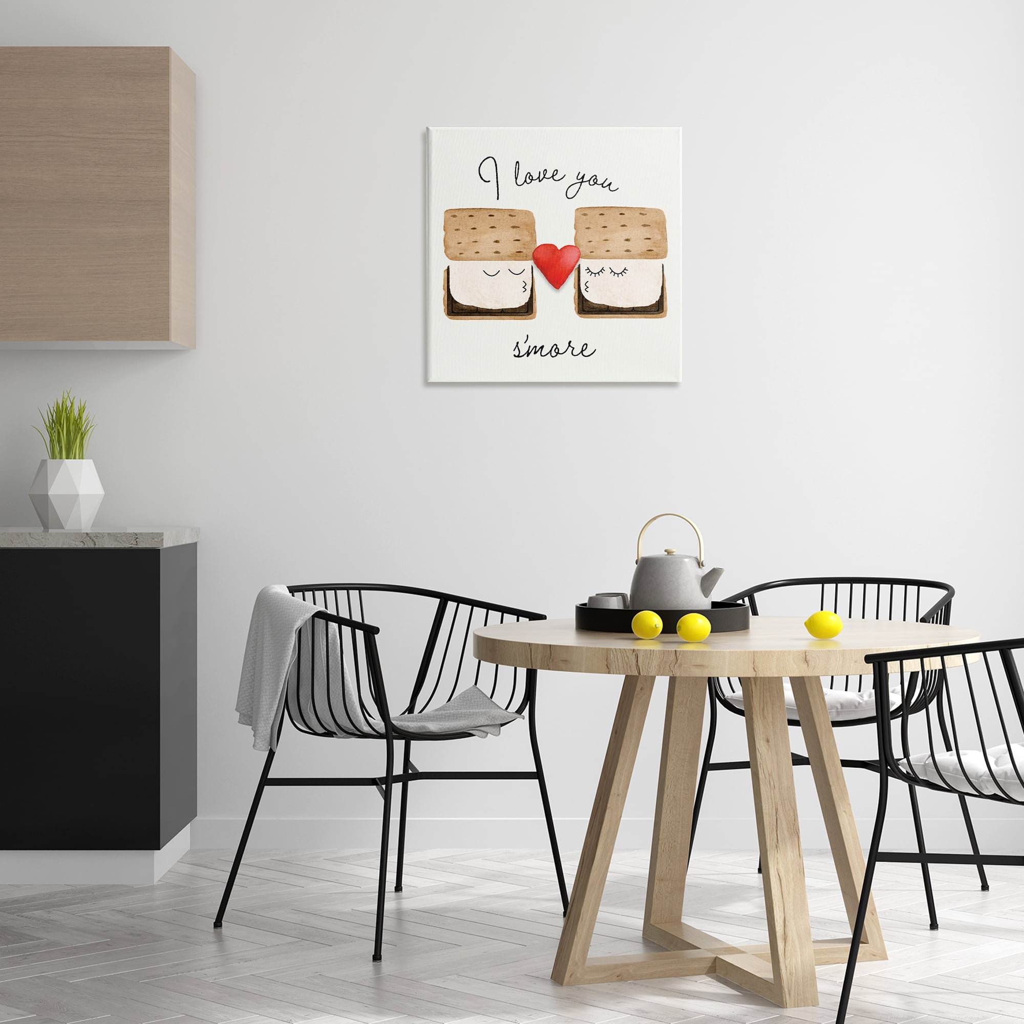 Stupell Industries Love You S'more Food & Beverage Painting Wrapped Canvas Art Print Wall Art, 24 x 24