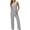 Gray, variant on Tnhcen Women's Sleeveless Tank Tops Pajamas Sets Elastic Waist Long Pants Sleepwear Sets S-2XL