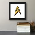 thumbnail image 5 of Gallery Pops Star Trek - Sciences Insignia Wall Art, Black Framed Version, 12" x 12", 5 of 6
