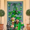 thumbnail image 5 of geerera St. Patrick's Day Fringe String Lights, 6.6FT LED Shamrock Garland with Green Tassels, Battery-Operated Party Decor, Irish Holiday Ambiance Lights, 5 of 5