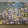 thumbnail image 6 of Ambesonne Travel Place Mats Set of 4, Shaman Rock Russia, Standard Size, Green Brown Blue, 6 of 6