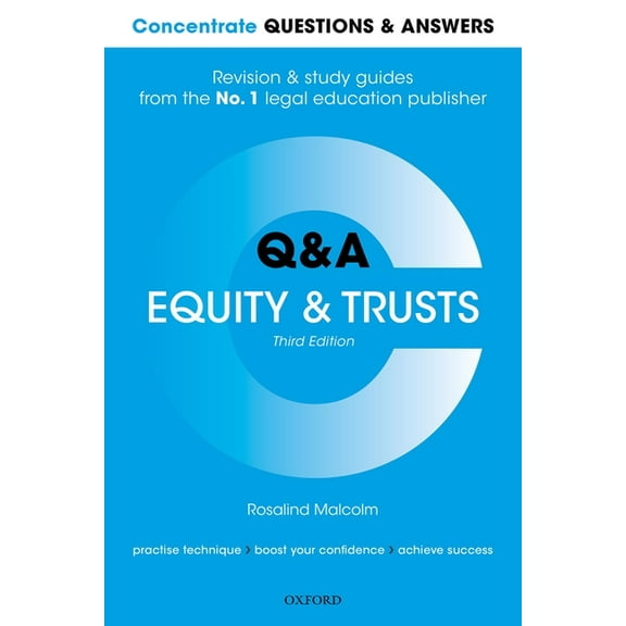 Concentrate Questions & Answers Concrete Questions and Answers Equity and Trusts 3rd Edition: Law Q&A Revision and Study Guide, (Paperback)