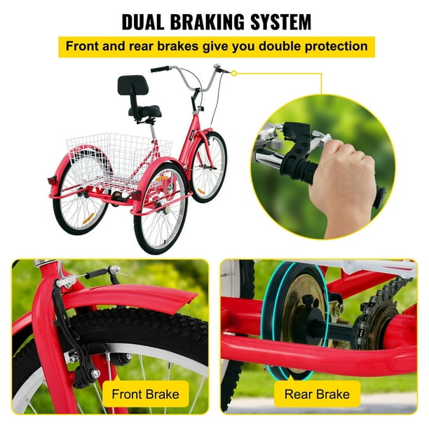 Bicicleta de tres ruedas en walmart discount