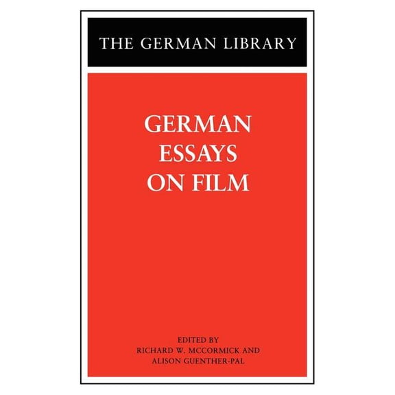 German Library German Essays on Film, (Paperback)