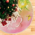 thumbnail image 5 of FMSHPON Happy Easter EggsButterfly Xmas Christmas Tree Skirt Stand Mat for Holiday Party Decoration Indoor Outdoor 48 inches, 5 of 6