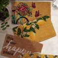 thumbnail image 2 of Abbott Doormat Durable Natural Coco Coir Doormat, Weather Resitant Mat Outdoor & Indoor Entrance, Home Decor Large Doormat, 18x30", Lemon Branch, 2 of 6
