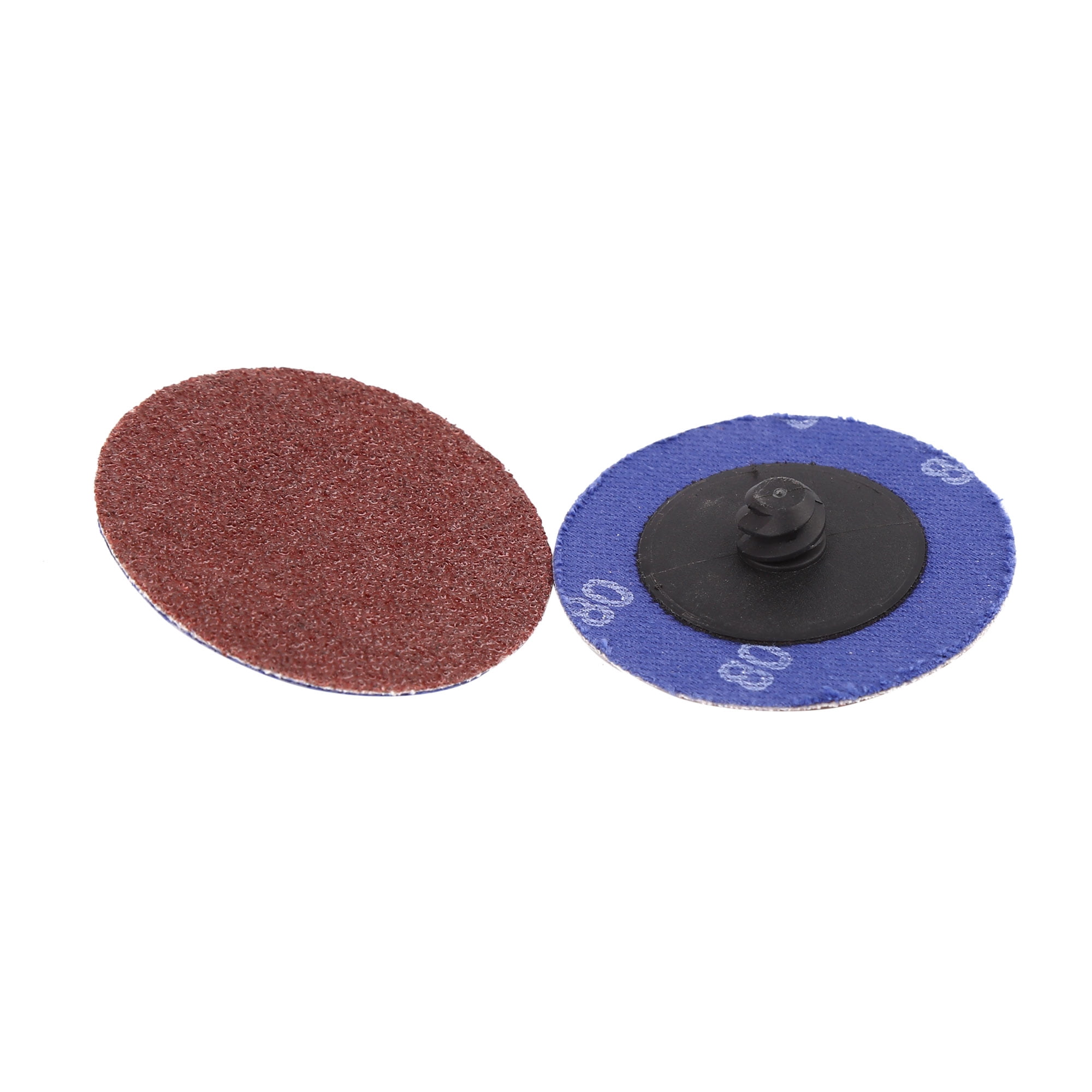 Unique Bargains 80 Piece 2" Roll Lock Discs Pads Sanding Disks 60 80 120 240 Grit