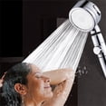 thumbnail image 5 of NOGIS Shower Head High Pressure, 360 Degree Rotating Handheld Shower Head, Adjustable Showerhead with ON/OFF Switch and 3 Spray Modes, Shower Sprayer, 5 of 7