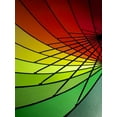 thumbnail image 2 of Burkhart, Monika 19x24 White Modern Wood Framed Museum Art Print Titled - Curves of Color II, 2 of 4