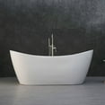 thumbnail image 4 of WoodBridge 71" Acrylic Freestanding Bathtub Contemporary Soaking Tub, B-0017, 4 of 10
