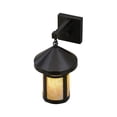 thumbnail image 3 of Meyda 150545 8 in. Craftsman Signature Fulton Hanging Wall Sconce, Beige, 3 of 4